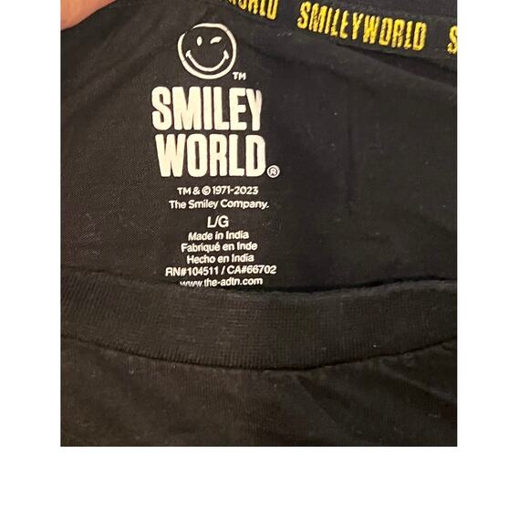 Smiley World Be Bold and Make Your Mark T-Shirt Mens L - Picture 3 of 3